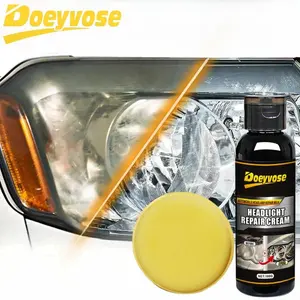 Doeyvose Car Headlight Repairing Liquid, Car Scratch Remover, Car Headlight Oxidation Yellow Scratch Blur Enhancement Crystal Plating Coating Renewal Agent, Professional Car Care Product, Car Essentials