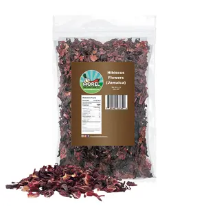 Dried Hibiscus Flowers Cut and Sifted, Flor de Jamaica, Great for Hibiscus Tea Jamaica Tea. 2 LB