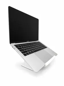 Laptop Stand for Desk – Ergonomic White MacBook Holder