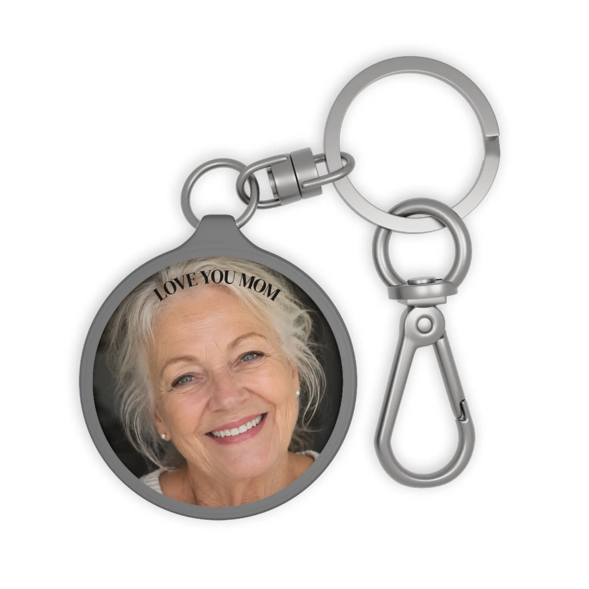 Custom Picture Keychain | Personalized Round Keychain
