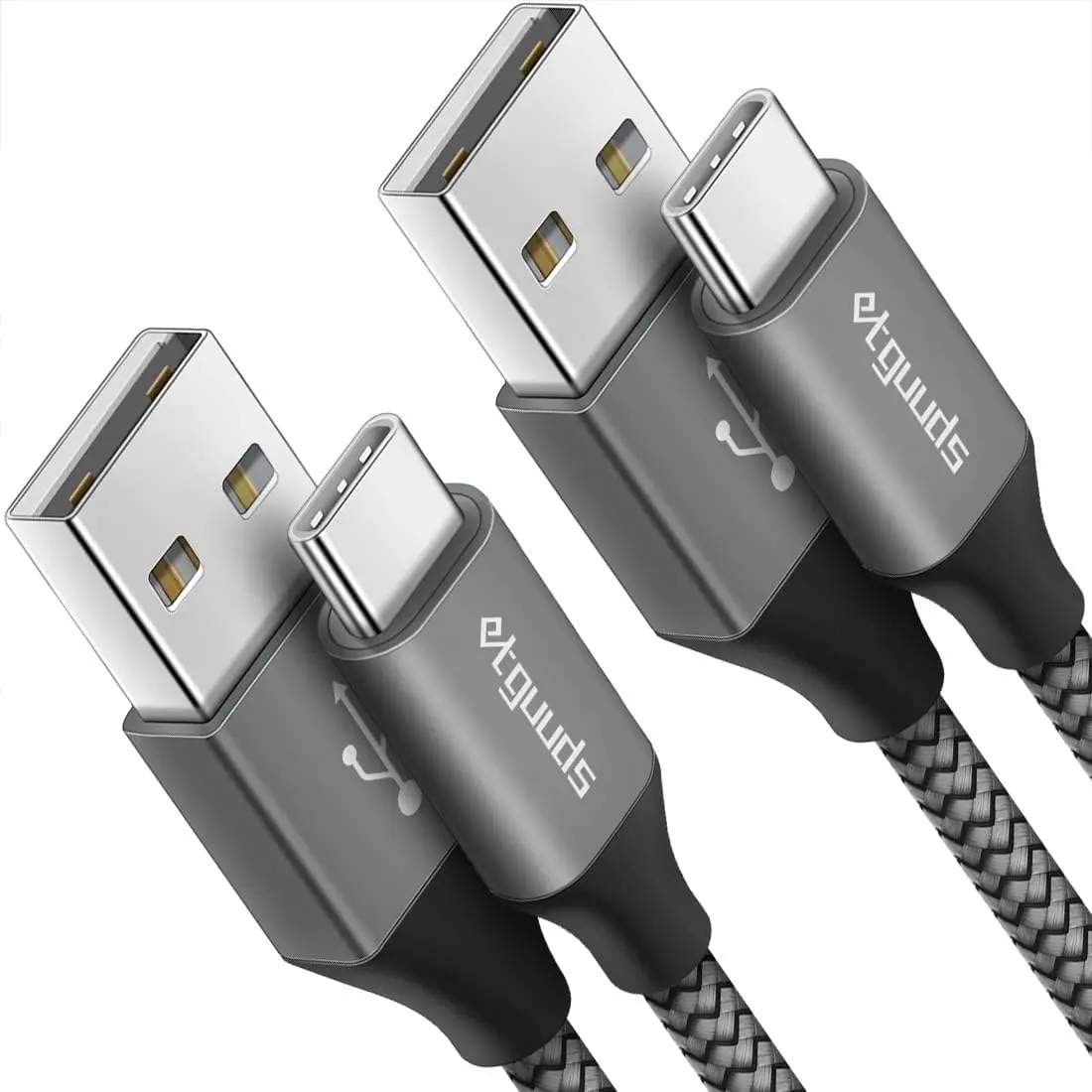 Long USB A to USB C Cable 10ft, 2-Pack Fast Charging Type C Charger Cord for iPhone 17 16 15 Pro Max Plus Air 16e, Samsung Galaxy S25 S24 S23 S22 S21 S20 S10 Note 20 A17 A16 A15 A26 A36 A56