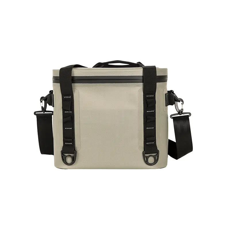Soft 20-Can Square Cooler Bag - High-Capacity Portable Luggage with Ergonomic Handles, Reinforced Stitching, Soft Shell, Thermal Retention, Hangable Design for Camping, Outdoor Events