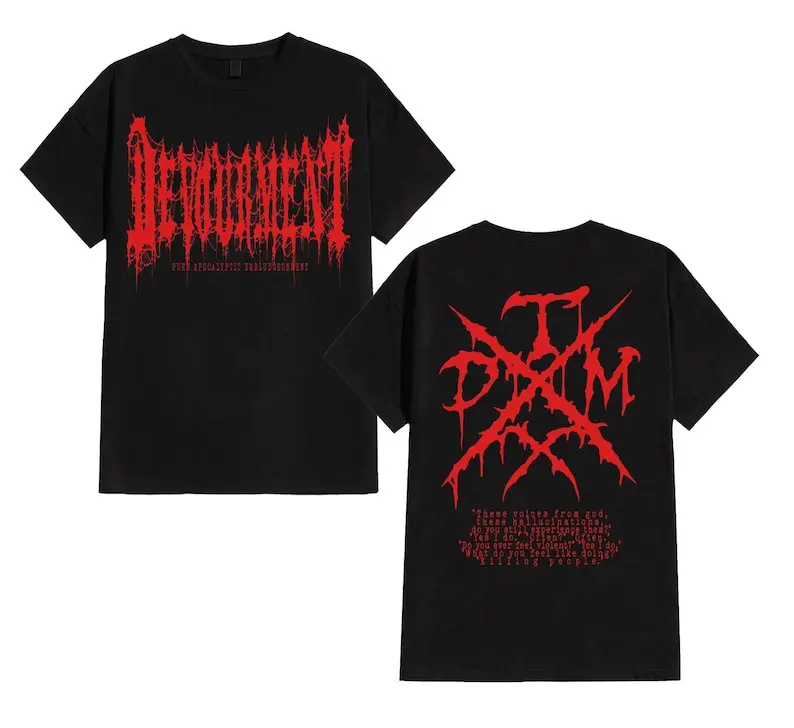 Double Sided Devourment Pure Apocalyptic Embludgeonment T shirt Band Merch, Death metal band shirt