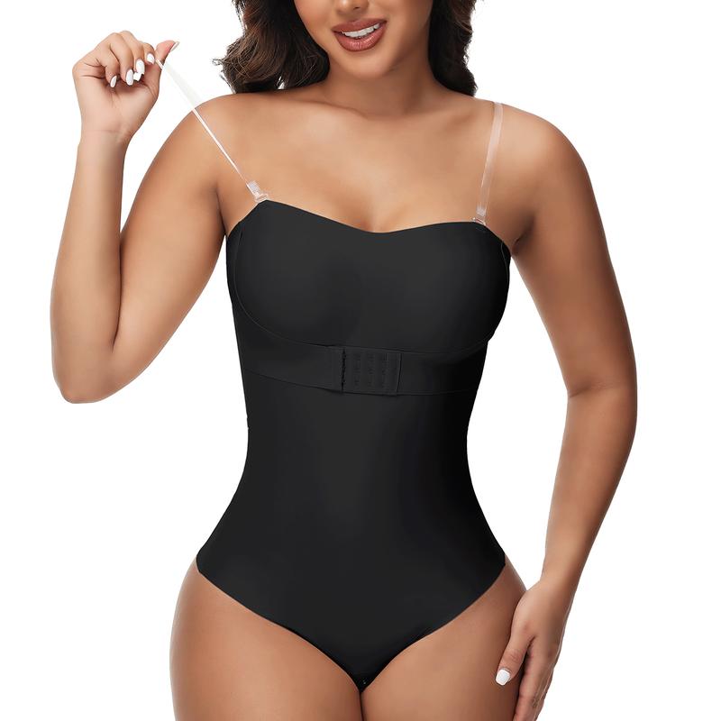 【Plus Size】Shapewear Bodysuit Tummy Control Strapless Bra Shapewear for Women Strapless Faja Body Shaper Thong Light Shapewear Body Shaper Tank Swimwear Womenswear