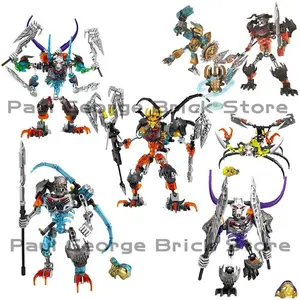 2026 new Bionicle Series Skull Warrior Mask Maker Building Blocks Anime Action Figures Soldier Warrior Bricks Toys For Boys Kids Gifts
