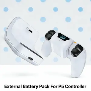 Ps5 High Capacity External Battery, Extended Controller Life, Backpack Power Pack, 1800mah Long-Lasting, Safe Durable Design, Game Console Accessory