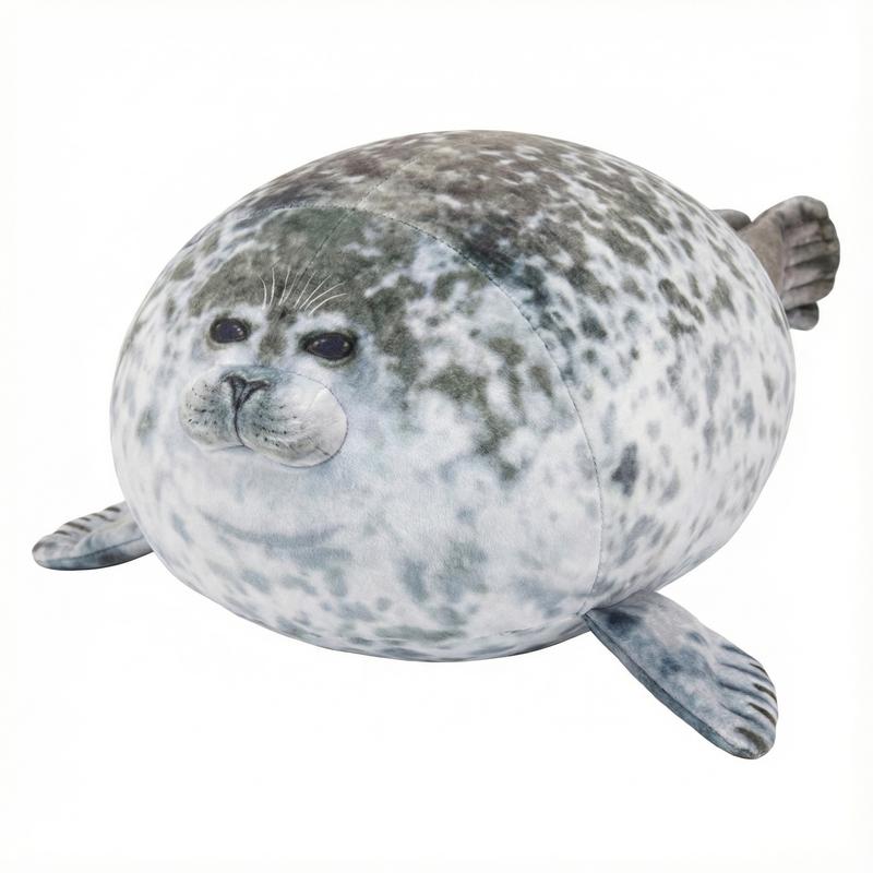 Adorable Seal Plush Toy, Cute Stuffed Animal Doll, Animal Shaped Plush Throw Pillow Cushion for Sleeping Soothing, Comfy Stuffed Cushion for Home Decoration