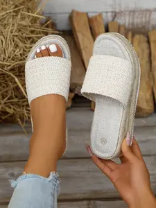 Curve Ella Platform Sandals for Normal and Wide Feet, Stylish 2-3 Inch Height for Comfort in Summer, Ideal for Everyday Wear