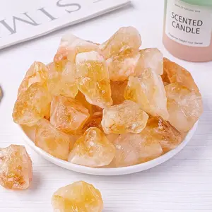 Citrine Raw Stone Natural Healing Crystal Gorgeous Stone Gemstone Jewelry Energy Love Girlfriend Boyfriend Souvenir Valentine Anniversary New Year Christmas Halloween Birthday Gift