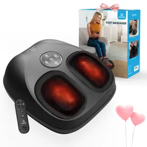COMFIER 2025 Upgraded Shiatsu Foot Massager Machine with Remote, Deep Kneading Feet Massager with Heat, Relax for Home Office Handy Relaxing Gift