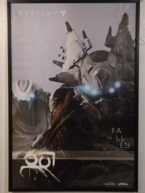 Destiny or Fallen 27 x 40 Poster and Frame