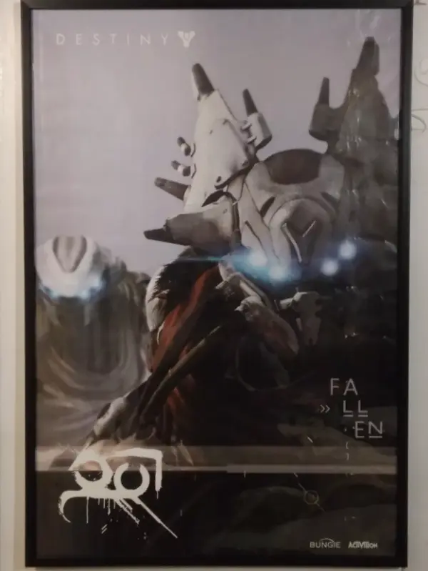 Destiny or Fallen 27 x 40 Poster and Frame