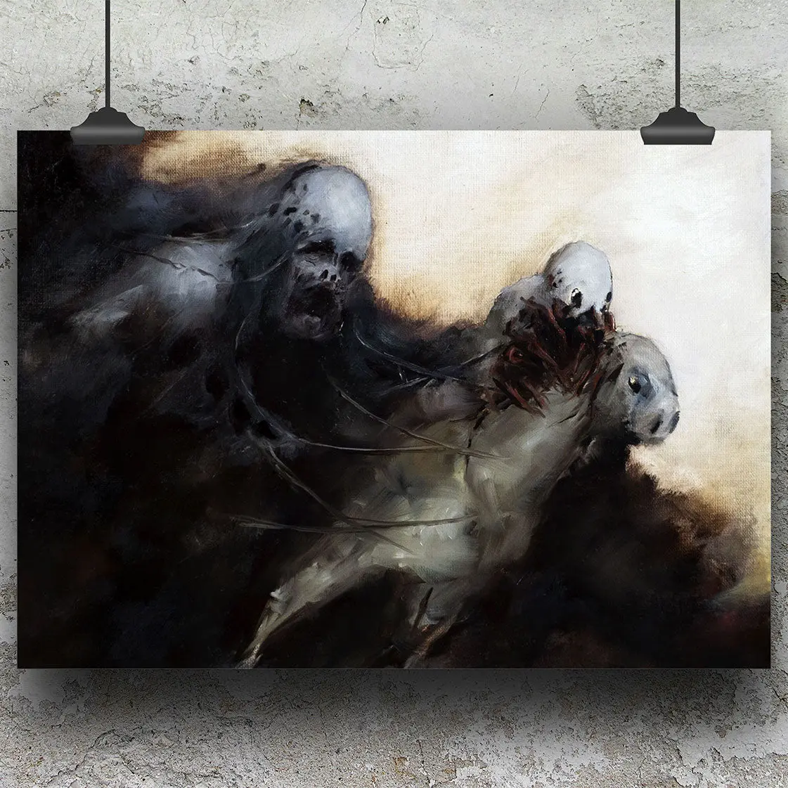 Always Running - about racing from fear - 11x14, 11x17 Print