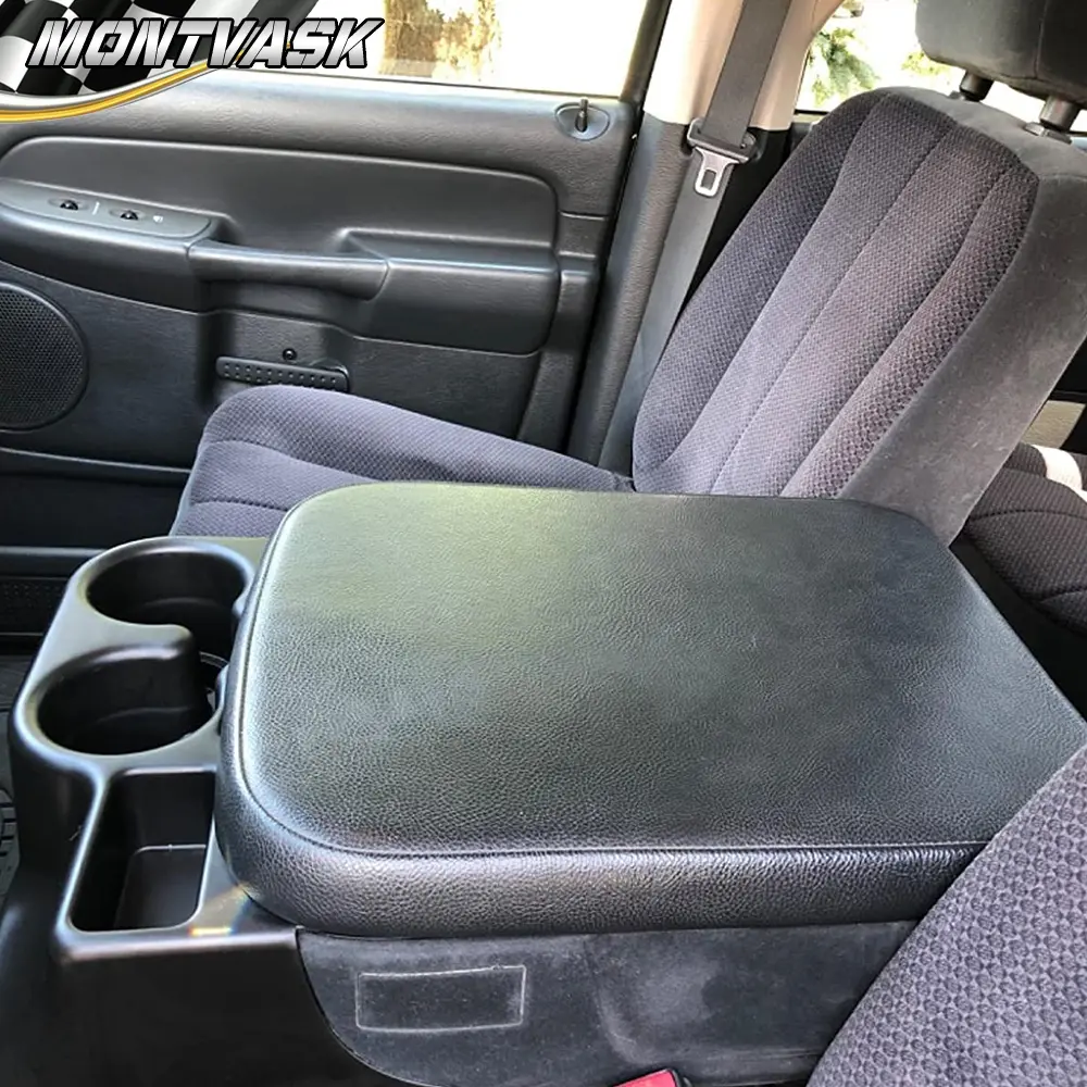 CROSSDESIGN Matte Black 1x Add-On Center Console Car Cup Holder Insert, Durable Auto Accessory, Organizer for 2003-2012 Dodge Ram 1500 2500 3500 Truck Interior Storage