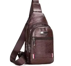 Sling Bag Casual Daypack Chest Crossbody Bag Cycling Purse for Men with Adjustable Strap and Multiple Pockets, Ideal for Daily Use﻿