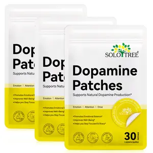 Dopamine Patch 30p, Innovative Transdermal Technology, Contains Fava Bean & Serotonin, Skin Care Supplement, 1 Pack, Facial Patches