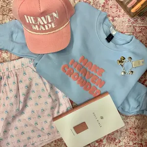 Pink blue coquettte shorts