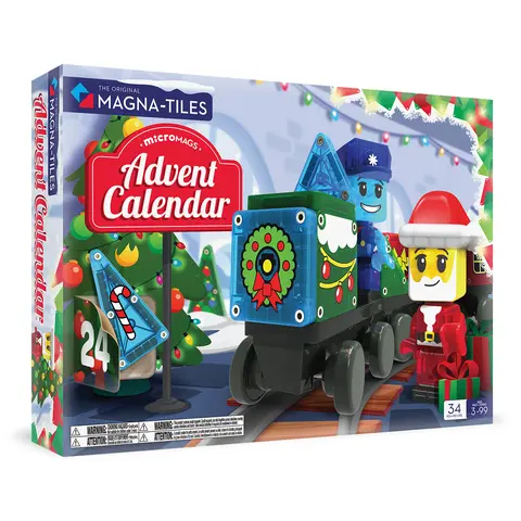 microMAGS Advent Calendar 34 Piece Set