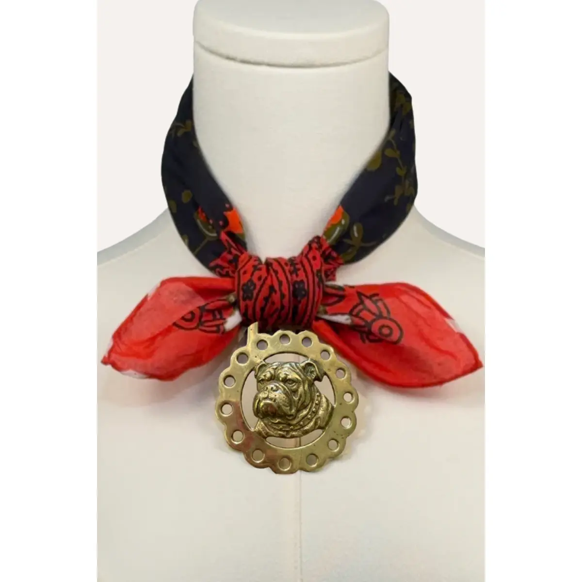 Bulldog Brass Medallion