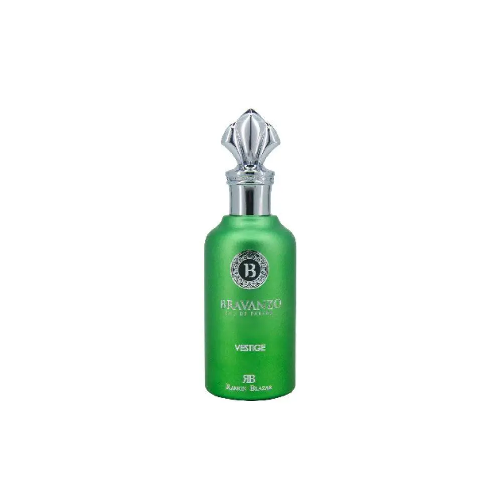 Dumont Bravanzo Vestige Eau de Parfum, Invigorating Aromatic Unisex Fragrance with Citrus, Ginger, and Vetiver Notes, 3.4 oz, Citrusy Fragrance