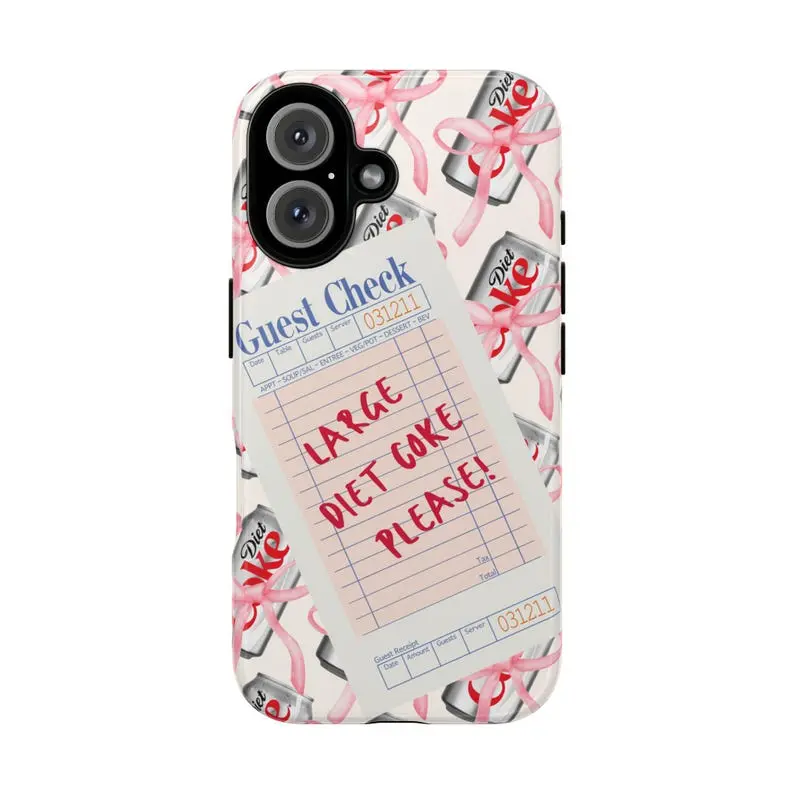 Diet Coke Collage 2-Piece iPhone 16 Plus Cellphone Protector Case - Durable Hard Plastic, Shockproof Drop-Cushion TPU, Wireless-Ready Accessory with Resistance & Protection for Mobile Phone Accessories