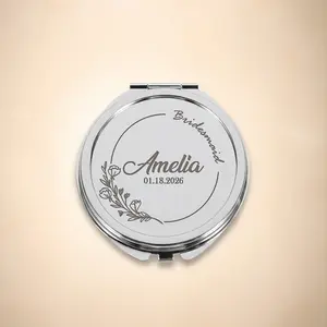 Personalized Engraved Compact Mirror