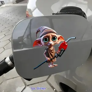 Durable Waterproof Car Sticker Set, Cartoon Design, Easy Peel & Stick for Cars Trucks Motorcycles Walls Windows Laptops