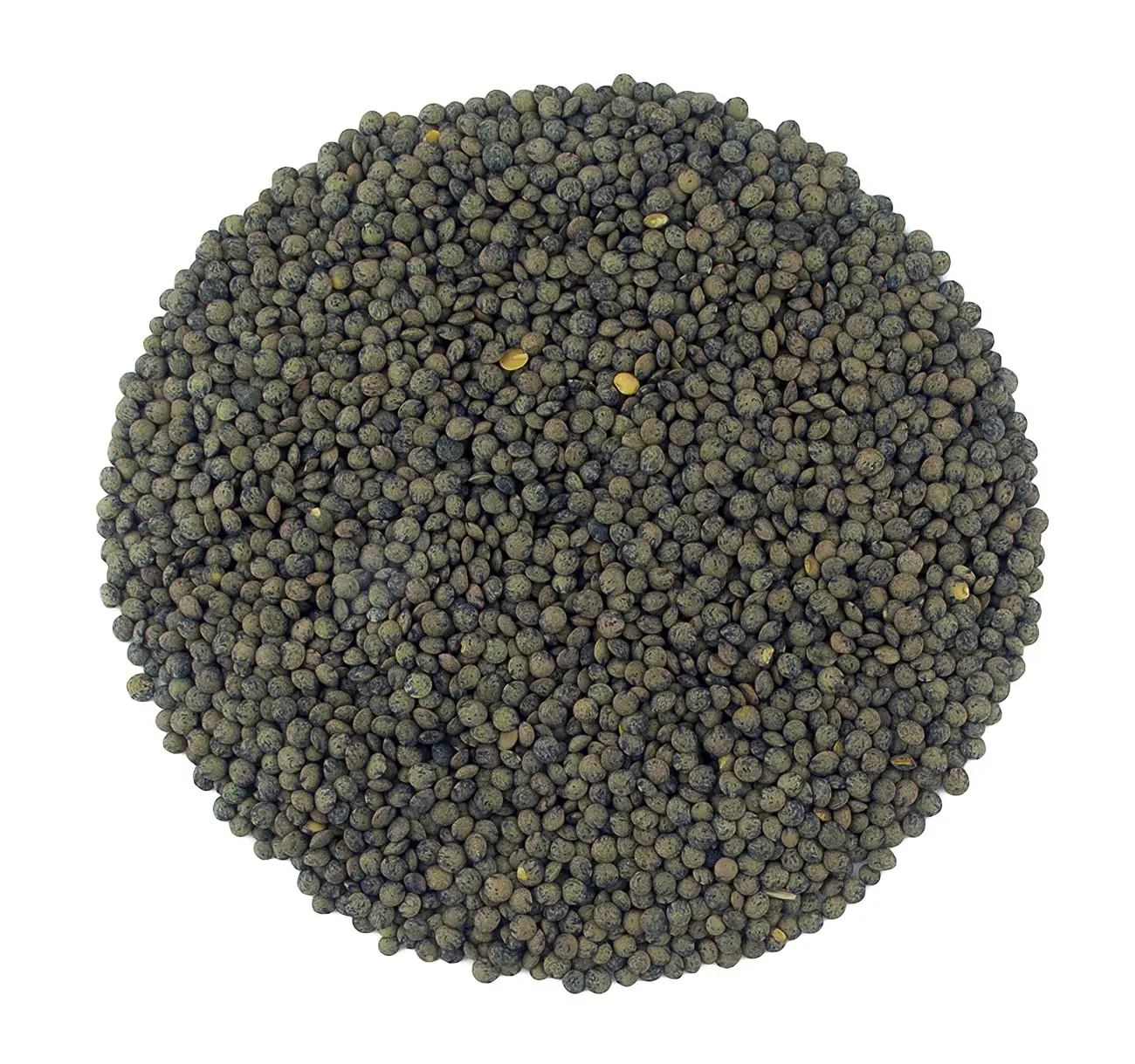 Organic French Whole Green Lentils - Raw Staple from Puy France, High Fiber, Non-GMO, Bulk, Peppery Flavor, Holds Their Shape Well After Cooking, Ideal for Salads, Stews, Whole Lentils, Hold Their Shape Well After Cooking