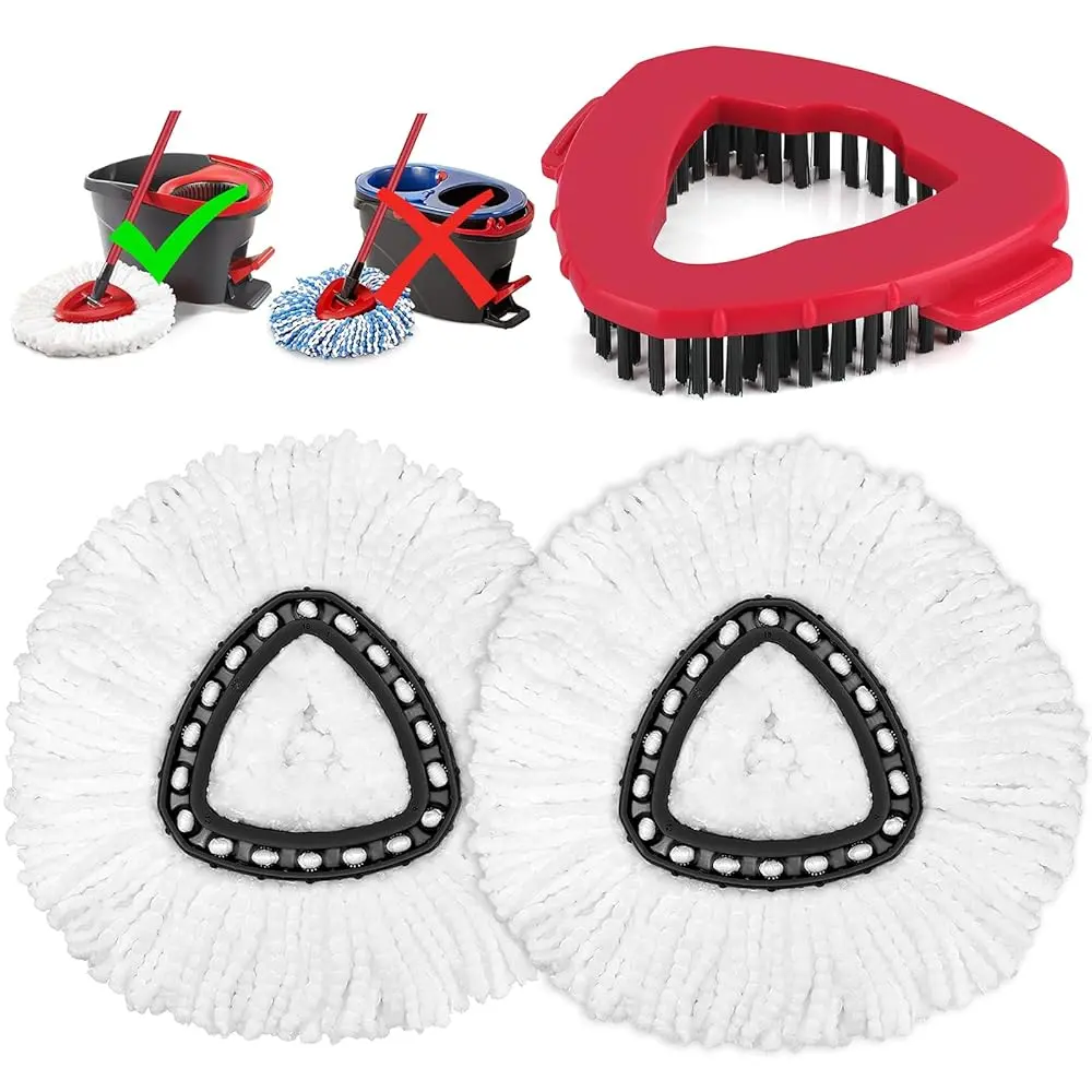 2mop+1brush（Only for O-Cedar One Tank System）