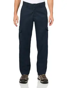 Dickies Men's Flex Regular Fit Cargo Pants, Dark Navy, 44W x 30L