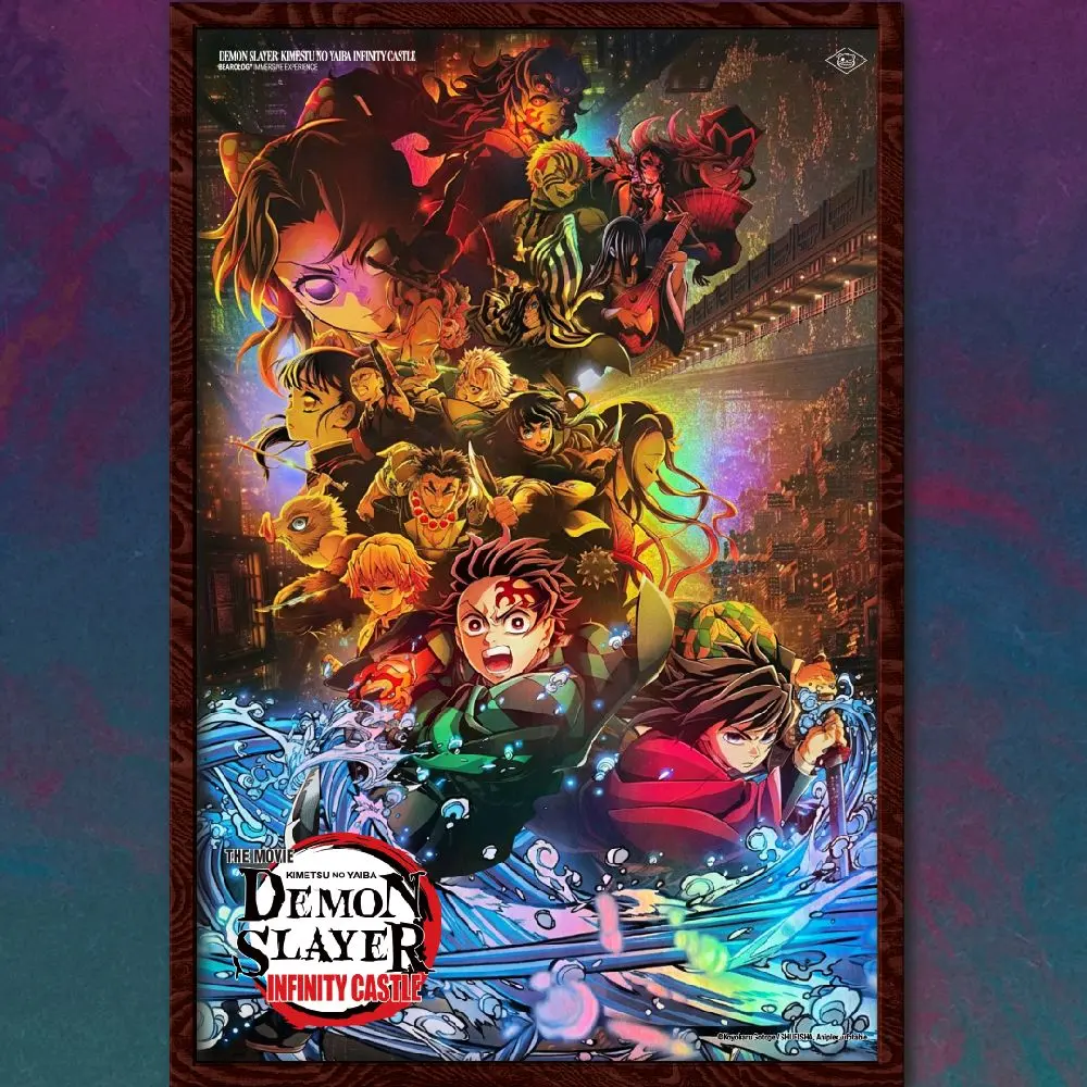 Demon Slayer Infinity Castle Holographic Poster 24x36 Inch