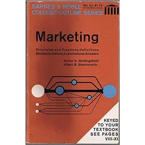 USED-Marketing (Barnes & Noble Outline Series, Cos 157) by Myron Samuel Heidingsfield (Paperback)