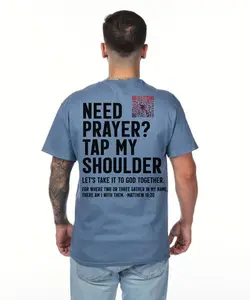 Need a prayer QR code J community Tshirt