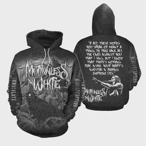Motionless In White Scoring The End Of The Music 3D Hoodie AOP All Over Print 3d Hoodie