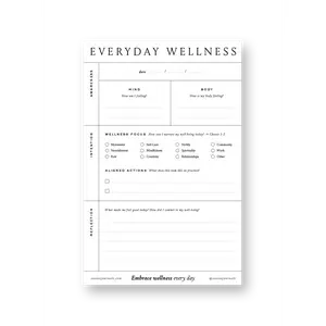 Everyday Wellness Notepad