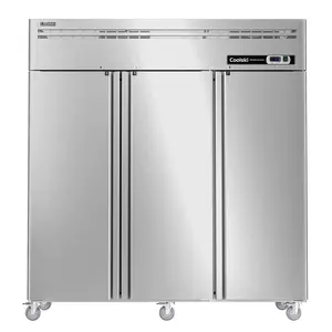 Coolski 72" W Commercial Refrigerator 3 door, 54 Cu.ft Stainless Steel Upright Refrigerator for Restaurant