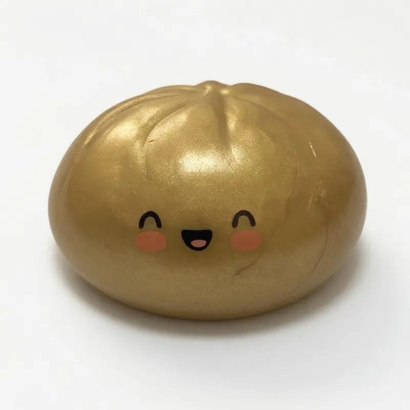 Mystery Squishy Bao Bun - 1pc Durable Glow-in-the-Dark ADHD Relief Toy, Portable Unisex Anxiety Fidgets, Stress Relief Fidget Toy