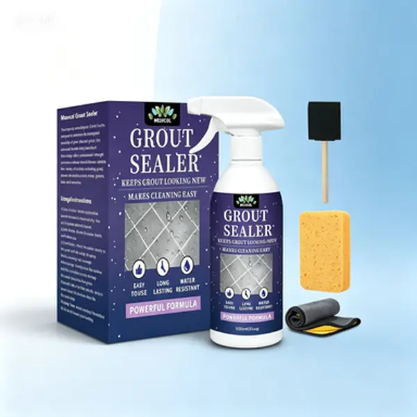 Long Lasting Grout Sealer, Waterproof Clear Sealant for Shower Floor Tile and Kitchen Backsplash, Penetrating Stone and Marble Protection, Reusable Application for Bathroom and Countertop