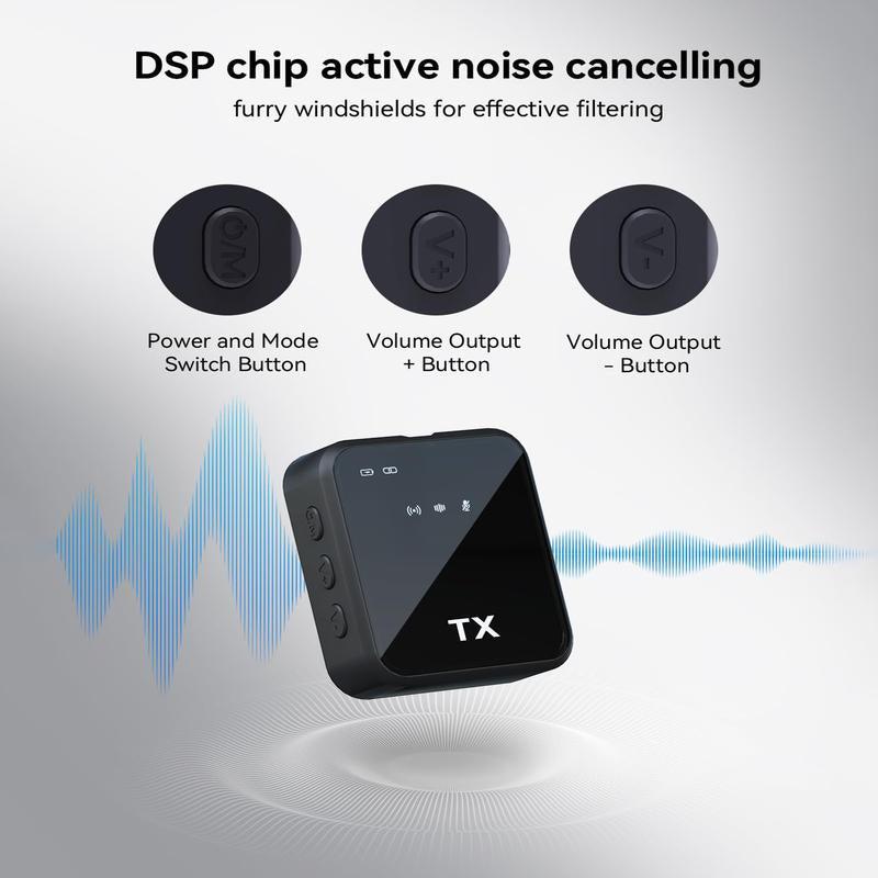 BAILIXIN ASMR 3 in 1 Microphone for iPhone/Android/Camera