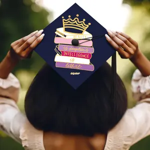 Beauty Is Dangerous Intelligence Is Lethal Graduation Cap Topper