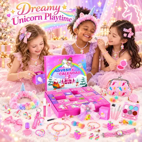 38pcs Princess Theme Role-Play Kit for Girls - Safe Plastic Cosmetic Tools, Play Kitchen Set, Colorful Pink Fashion Set, Durable Materials, Easy-to-Use Design, Valentine's/Birthday Party Favor Gift
