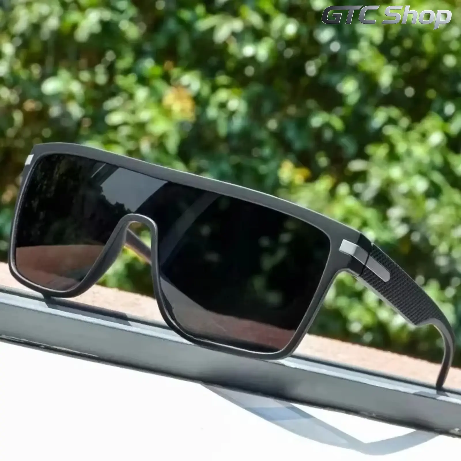 Unisex Square Oversized Polarized Sunglasses, Anti Glare UV400 Fashion Driver Sun Glasses, Trendy Large Frame Eyewear for Men Women Daily Outdoor Wear #summervibes