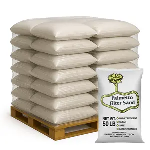 Palmetto Filter Sand for Residential/Commercial Pool Sand Filters, 50lb, 56 Pack