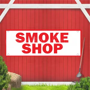 Smoke Shop Now Open Coroplast Sign Plastic Indoor Outdoor Banner Sign