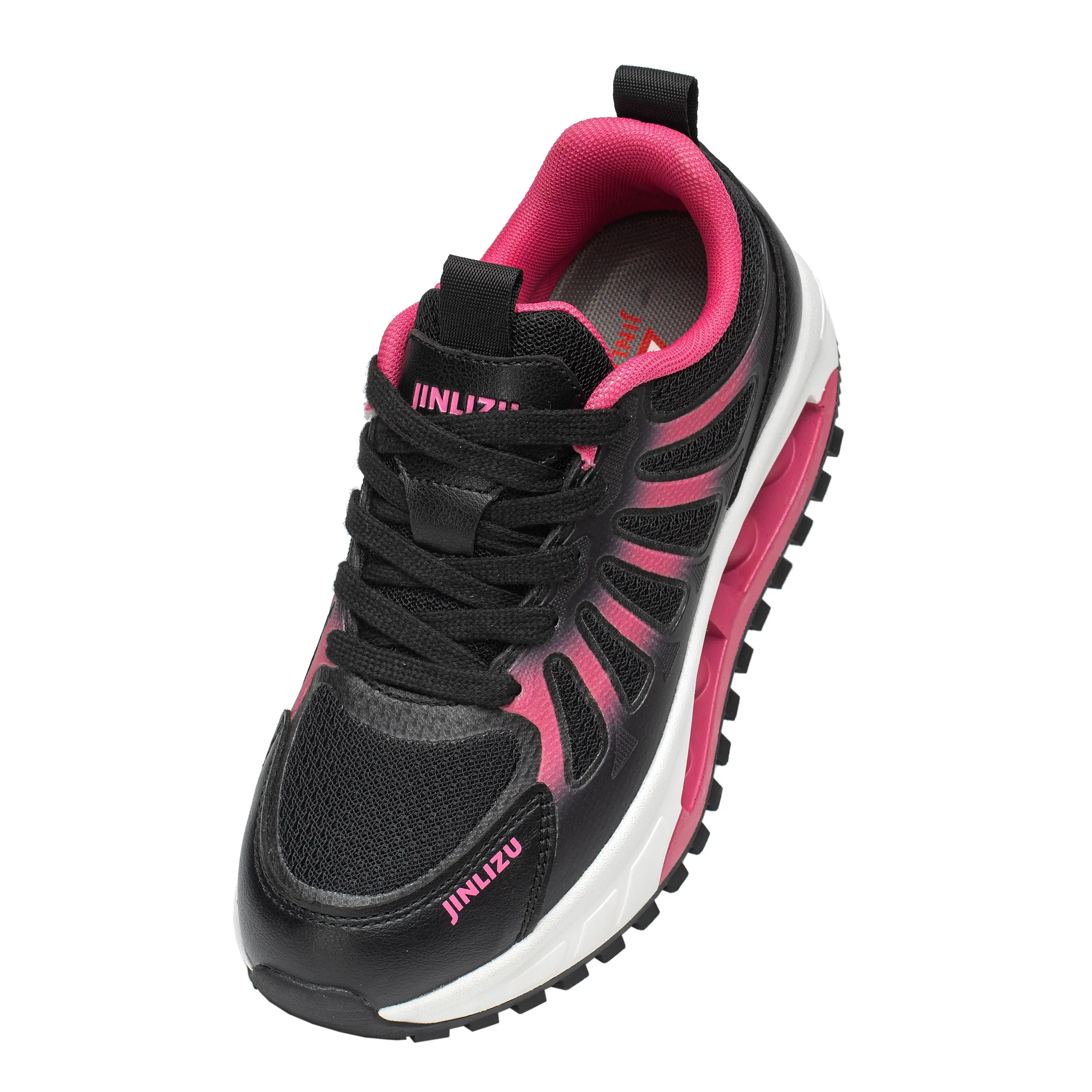 Women's Slip-On Walking Shoes with Arch Support, Casual All-Season Trainers with Rubber Sole for Posture Correction and Daily Walks