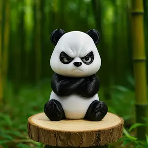 Unique Panda Statue Figurine, Cute Collectible Figurines, Car Decor Ornament, Ideal Gift for Friends Colleagues, Perfect for Festive Gatheries Parties Home Decoration