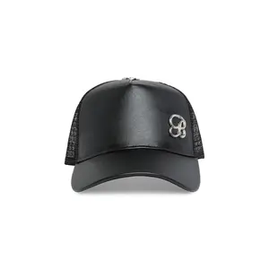 Faux Leather Hat