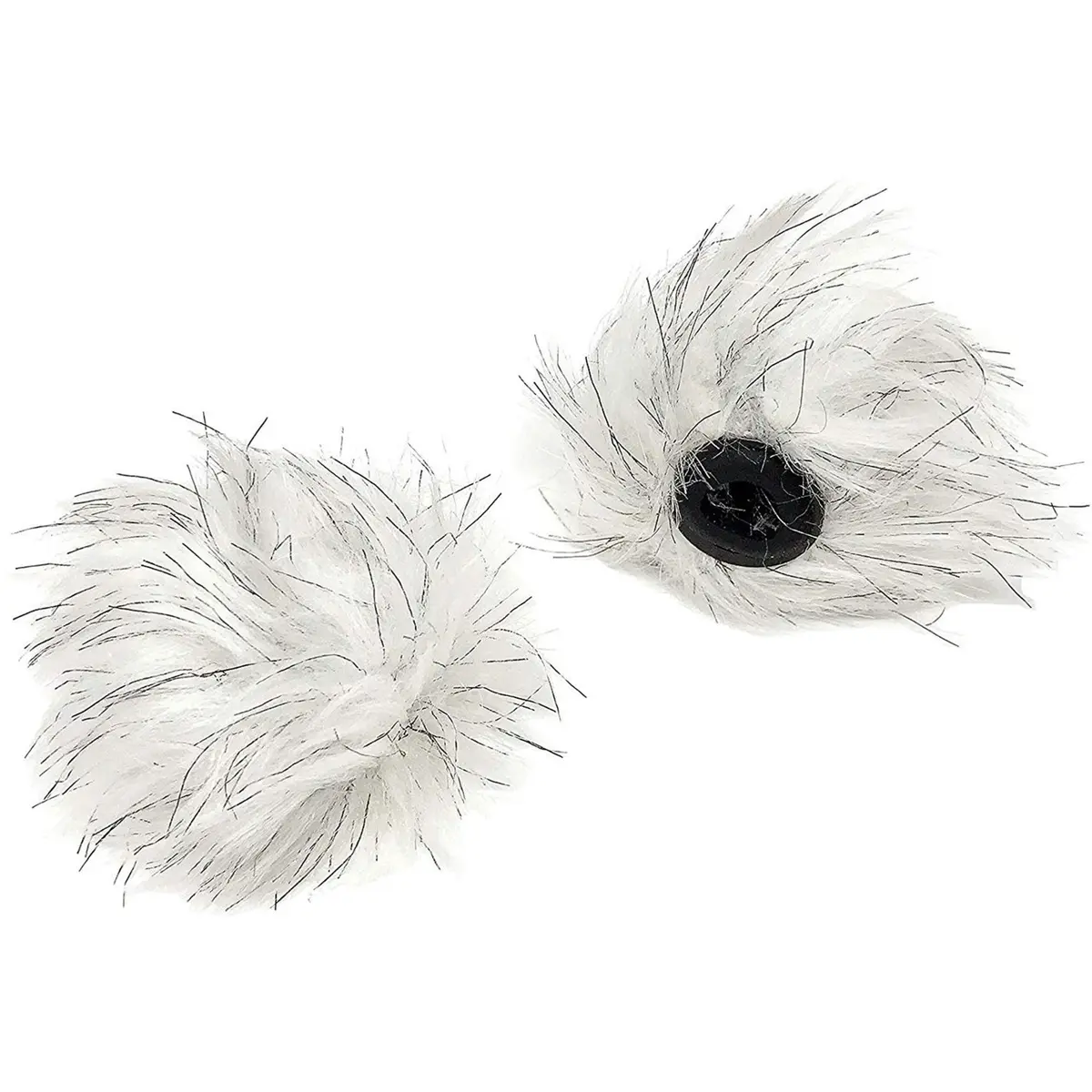 Movo Photo WS-RD10 Furry Windscreen for 10mm Lavalier Microphones, 2-Pack