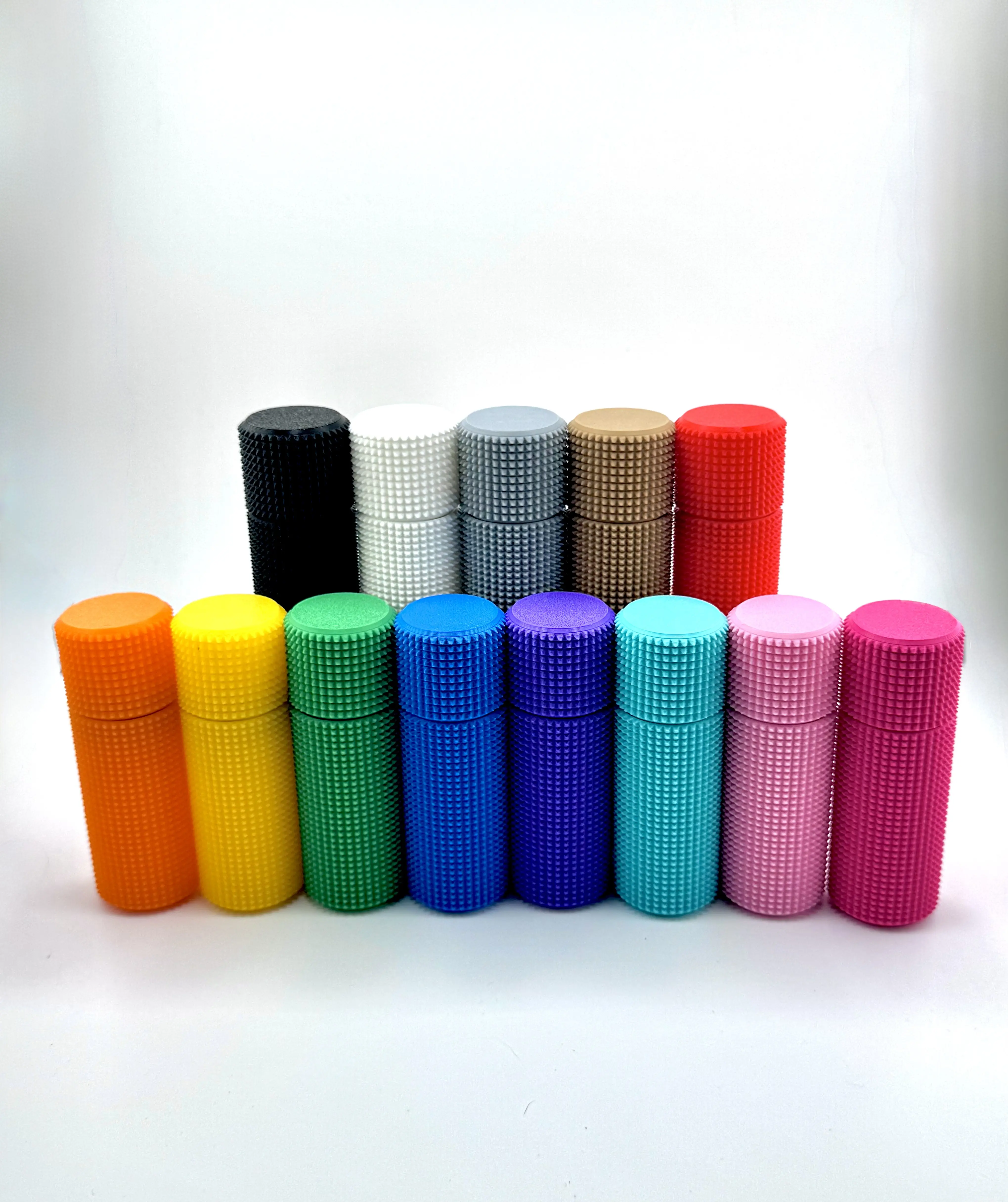 Little Ouchies Spikie Spin Spiky Sensory Fidget Keychain - Decompression Squeeze Stim Tool with Tactile Texture, Soothing Spin Feature, Moderate Intensity, Vibrant Colors for Anxiety Relief