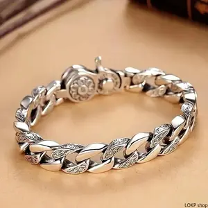 Unisex 925 Sterling Silver Bracelet, Simple Stylish Design, Smooth Texture, Versatile Daily Wear Accessory, Ideal Gift For Relatives And Friends In All Seasons